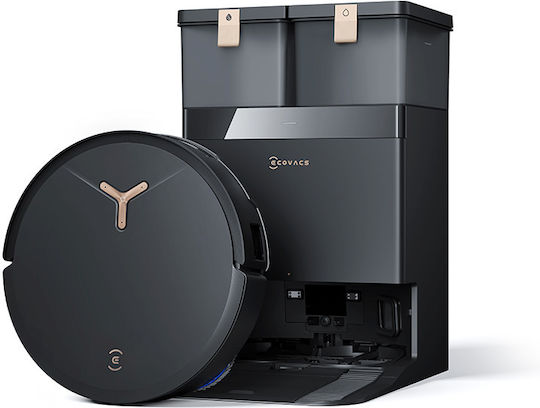 Ecovacs DEEBOT T50 Max Pro Omni Gen 2 Σκούπα Ρομπότ με Χαρτογράφηση Laser & Απορρόφηση 18500Pa Μαύρη