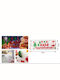 Christmas Reusable Gel Window Sticker "Merry Christmas" 42x18cm
