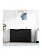 Sideboard Wooden with Drawers Black Beech 60x30x70cm