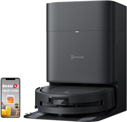 Ecovacs DEEBOT T80 Omni Robot Vacuum Cleaner with Laser Mapping & 18000Pa Suction Power Black