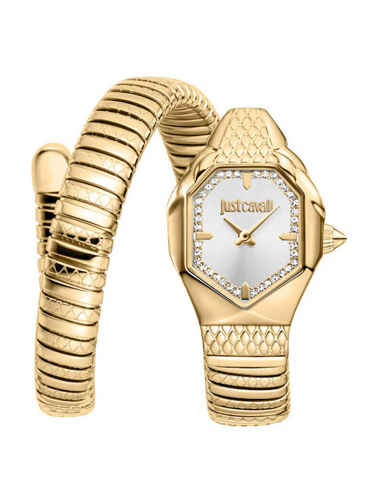 Just Cavalli Signature Snake Γυναικείο Ρολόι 22...