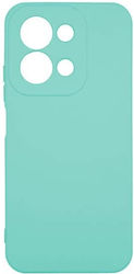 Θήκη Xiaomi Redmi 15c 5g Silky Soft Touch Silicone Τιρκουάζ Προστασία Κάμερας