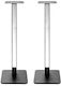 Argon Audio Βάσεις Ηχείων Δαπέδου (Ζεύγος) σε Μαύρο / Ασημί Χρώμα