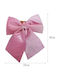 Fundă Decorativă de Crăciun Catifelată Roz 30cm x 25cm 1 Bucată