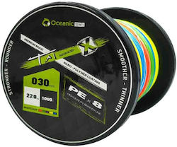 Oceanic Team Tai Advanced Χ Pex8 1000m Multicolor 0.15mm