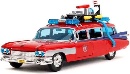 Ghostbusters Transformers Ecto-1 X Optimus Rrime Limited Edition 1:24 Die-cast Model