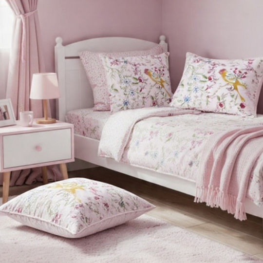 Pernă Pink Birds Dimensiuni 45*45