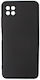 Samsung Galaxy A22 5G Silky Soft Touch Silicone Black Camera Protection Case
