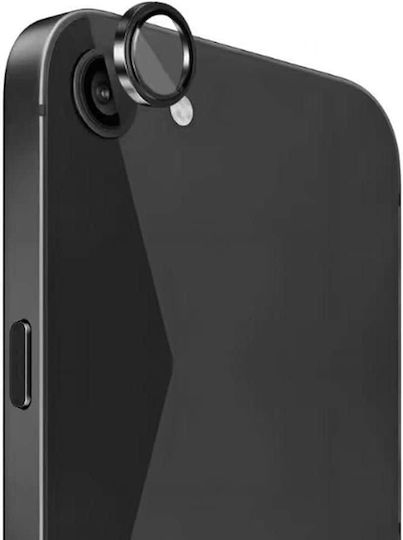 Προστασία Κάμερας Tempered Glass Iphone 16e Μεταλλικό Μαύρο