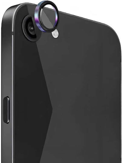 Tempered Glass Camera Protector for iPhone 16e with Metallic Iridescent Color