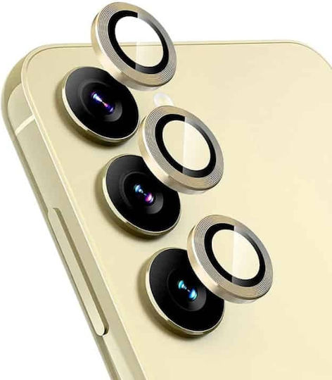 Samsung Galaxy A55 Tempered Glass Camera Protector Metallic Gold