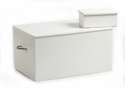 Nuova Vita Wooden Baptism Chest Box 46x31x24cm