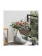 vidaXL Саксия Метал Silver 50x50x50см.