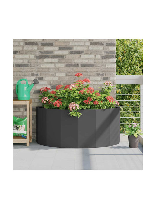 vidaXL Topf Metallisch Black 120x120x50cm.