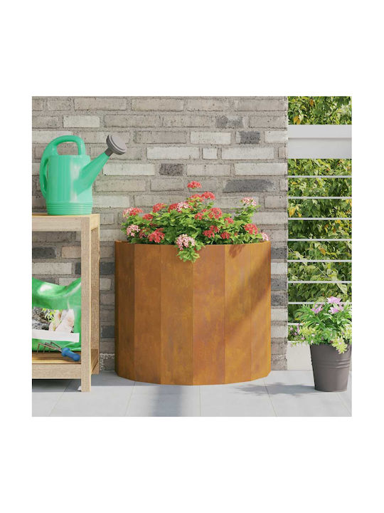 vidaXL Γλάστρα Μεταλλική Σκ Rusty 60x60x50εκ.