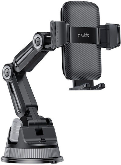 Yesido Car Mobile Mount with Adjustable Hooks Black