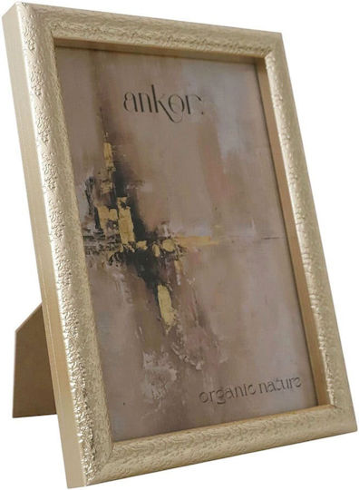 Ankor Κορνίζα με Χρυσό Πλαίσιο Πλαστική 15x20