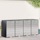 vidaXL Waste bin frame