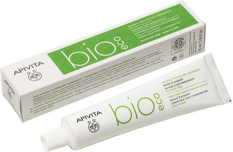 Apivita Bio-eco Zahnpasta für Platte , Hohlräume & Ulitis 75ml