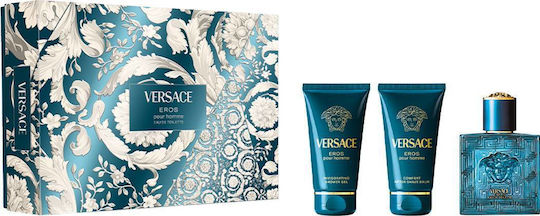 Versace Eros Herren Set mit Eau de Toilette