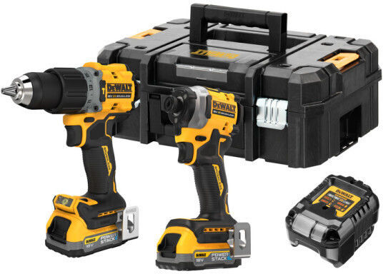 DEWALT DCK2050S2T Σετ Δράπανο & Παλμικό Κατσαβίδι 18V με 2 Μπαταρίες 3.5Ah και Θήκη