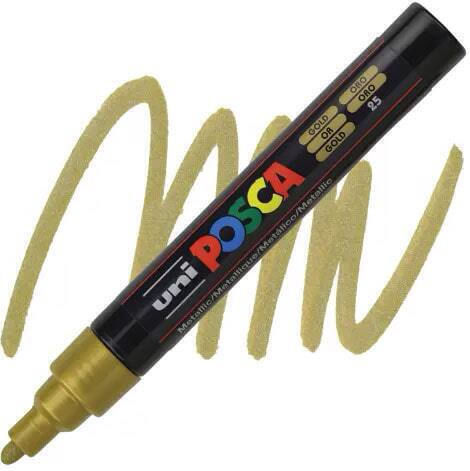 Posca Medium Pc-5m Marker Posca Gold 2.5mm