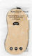 Polyester Schlafmaske Beige 19x9.5cm 2702824