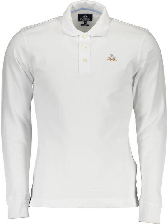 La Martina Polo Long Sleeve Blouse White