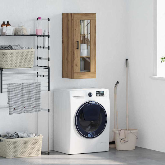 vidaXL Bathroom Cabinet L34.5xW34xH90cm Oak