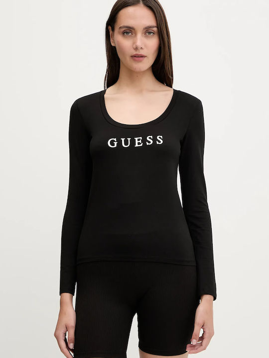 Women's Blouse Cotton Long Sleeve Black