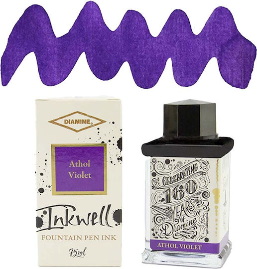 Diamine Replacement Ink for Pen 160th Anniversary Athol Violet 75ml