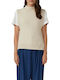Red Label Winter Women's Sleeveless Beige Tunic