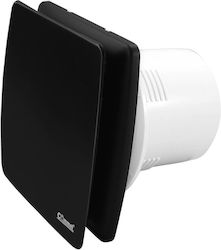 Commel Bathroom Ventilator Φ120mm 16W Ultra Silent Black 420-213