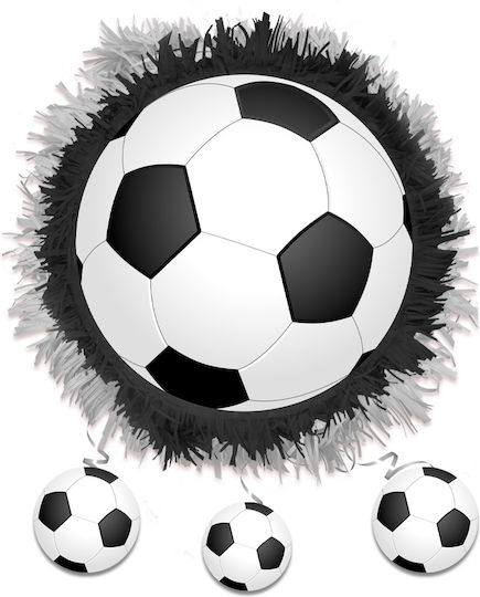 Pinata Fußball Ball 40x40cm 553153 Bal-553153-Fußball