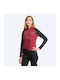 Ortles Women's Fleece Cardigan with Zipper in Red Color