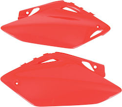 UFO Πλαϊνό Πλαστικό Μοτοσυκλέτας για Honda CRF 450 Motard Κόκκινο