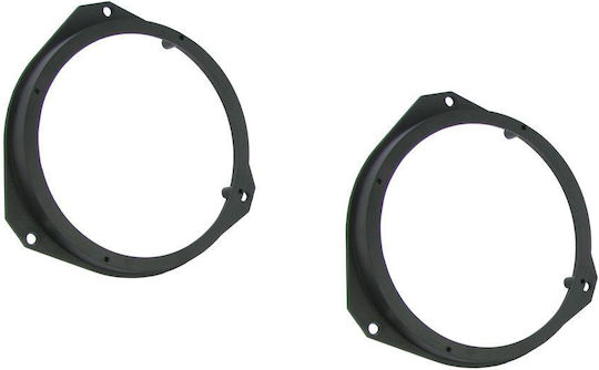 ACV Speaker Ring Car Front Alfa Romeo Giulietta / Mito Citroen Jumper Dacia Dokker / Sandero Daihatsu Terios Fiat 500 / Ducato / Grande Punto / Panda / Punto / Punto Evo / Tipo Opel Astra / Corsa 2pcs