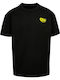 Wording Lemon Heavy Oversize Tee Black