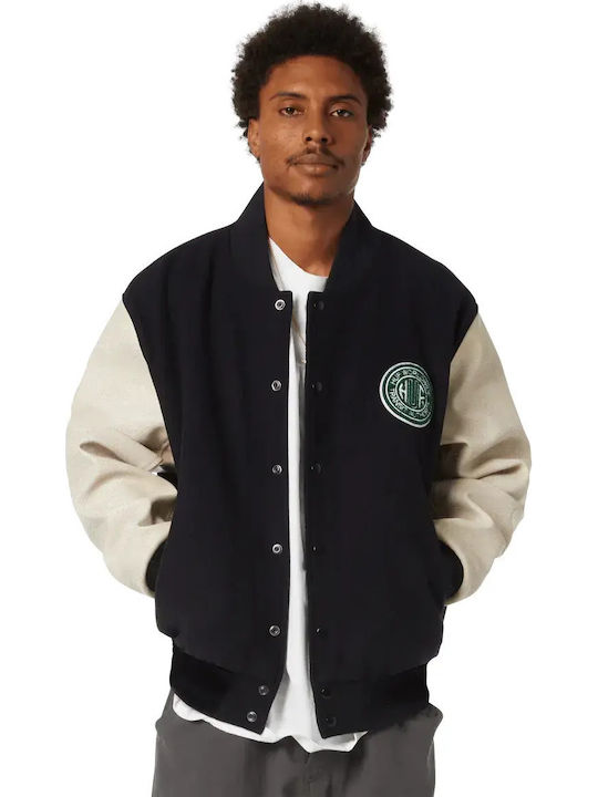 HUF Global Transit Collegejacke Jacke Navy
