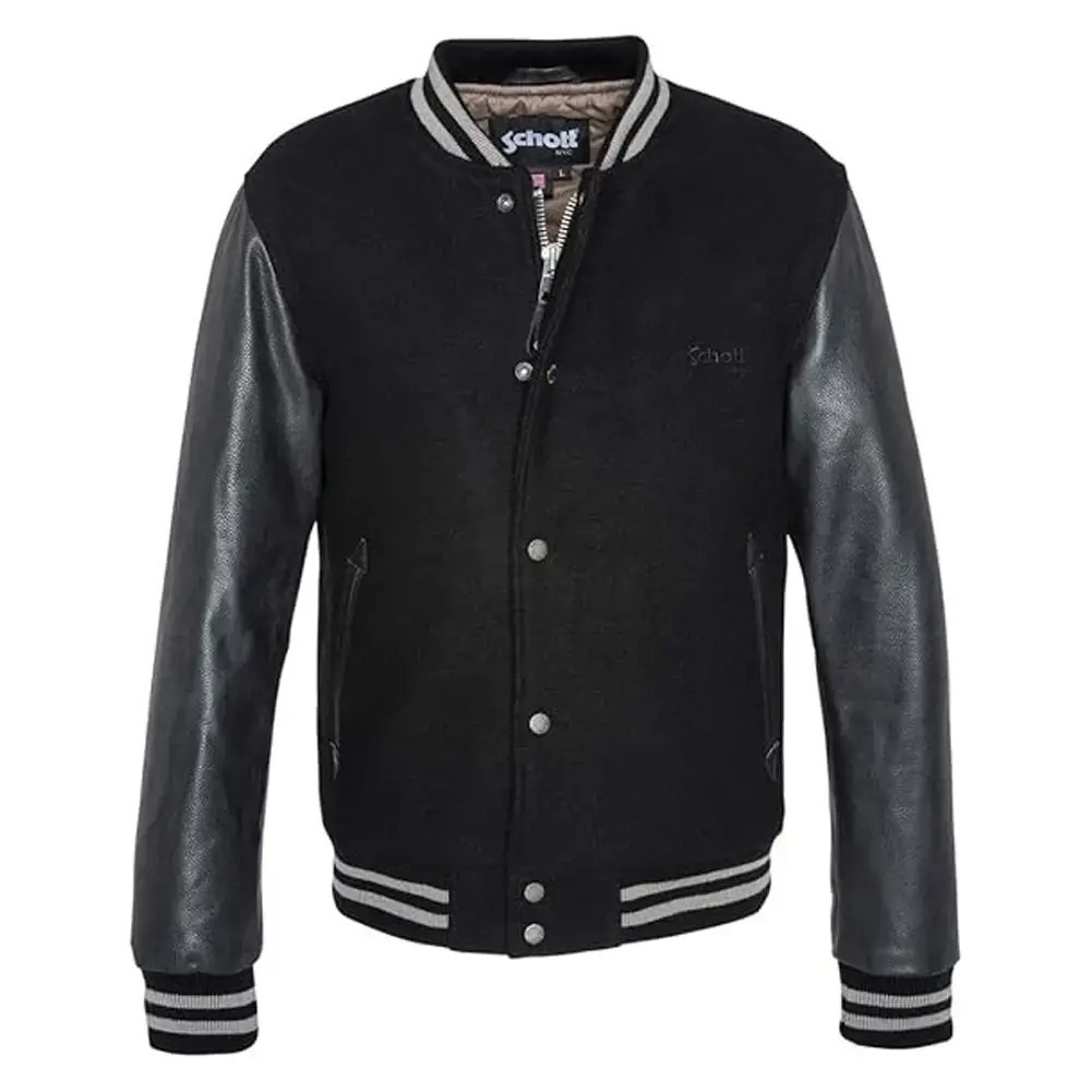 Schott Leather Jacket Black LC8705-BLACK/BLACK | Skroutz.mt