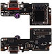 Xiaomi Redmi Note 14 Pro 5G Tip C Placă de Circuit Conector Încărcare+Jack Audio+Contact Antenă+Microfon 3p
