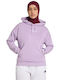 Essentials Linear French Terry Γυναικείο Φούτερ με Κουκούλα Purple