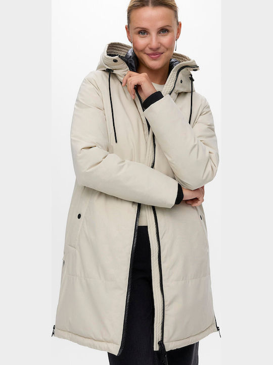 Montreal Women's Lifestyle Jacket for Winter Cream