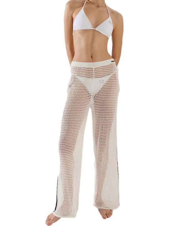 Karl Lagerfeld Damen Hosen Strand in Weiß Farbe