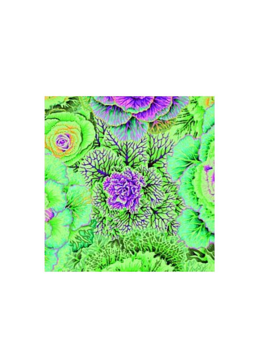 Oxygen Kinder Wurfkissen Kaffe Fassett Foux Brassica Oleracea Mehrfarbig 45x45cm