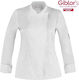 Giblors Γυναικείο Σακάκι Celine Ελαστικό Βαμβάκι Slim Fit Λευκό Giblor's Giblor's