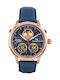 Carl Von Zeyten Men's Watch 46mm Automatic with Pink Leather Strap