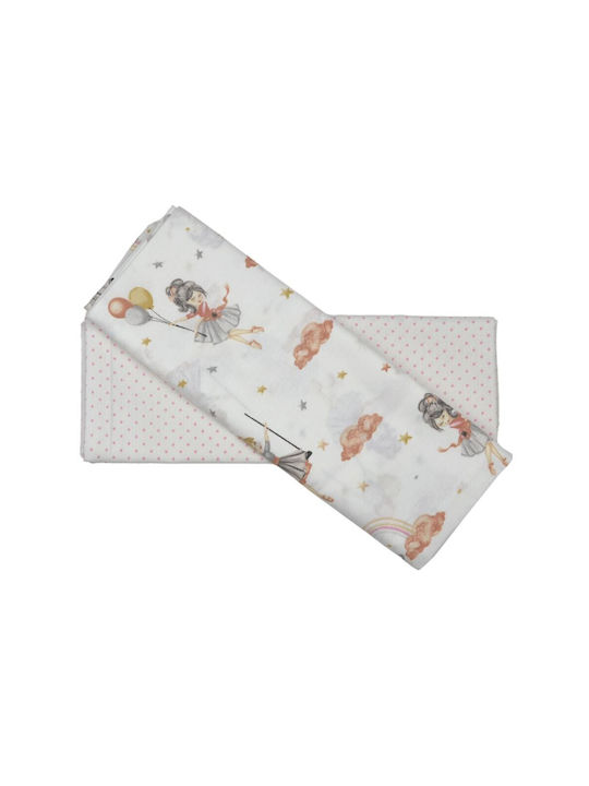Ninetta Bebe Baby Sheets Set Cradle Cotton Mult...
