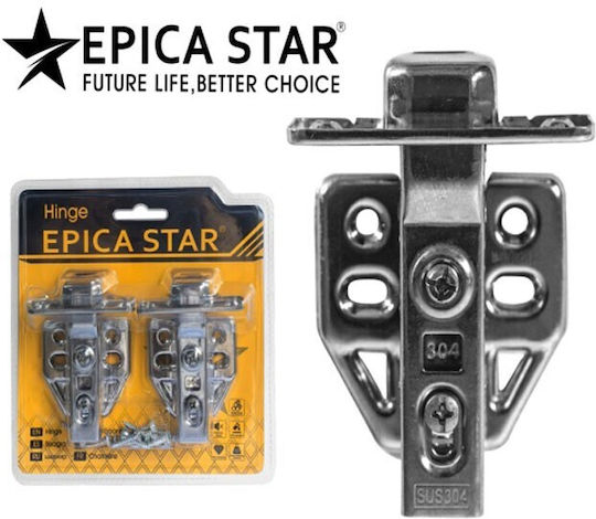 Epica Star Möbel Scharniere 2 Stück Ep-30739