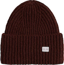 Tommy Hilfiger Heritage Beanie Beanie Knitted in Brown color